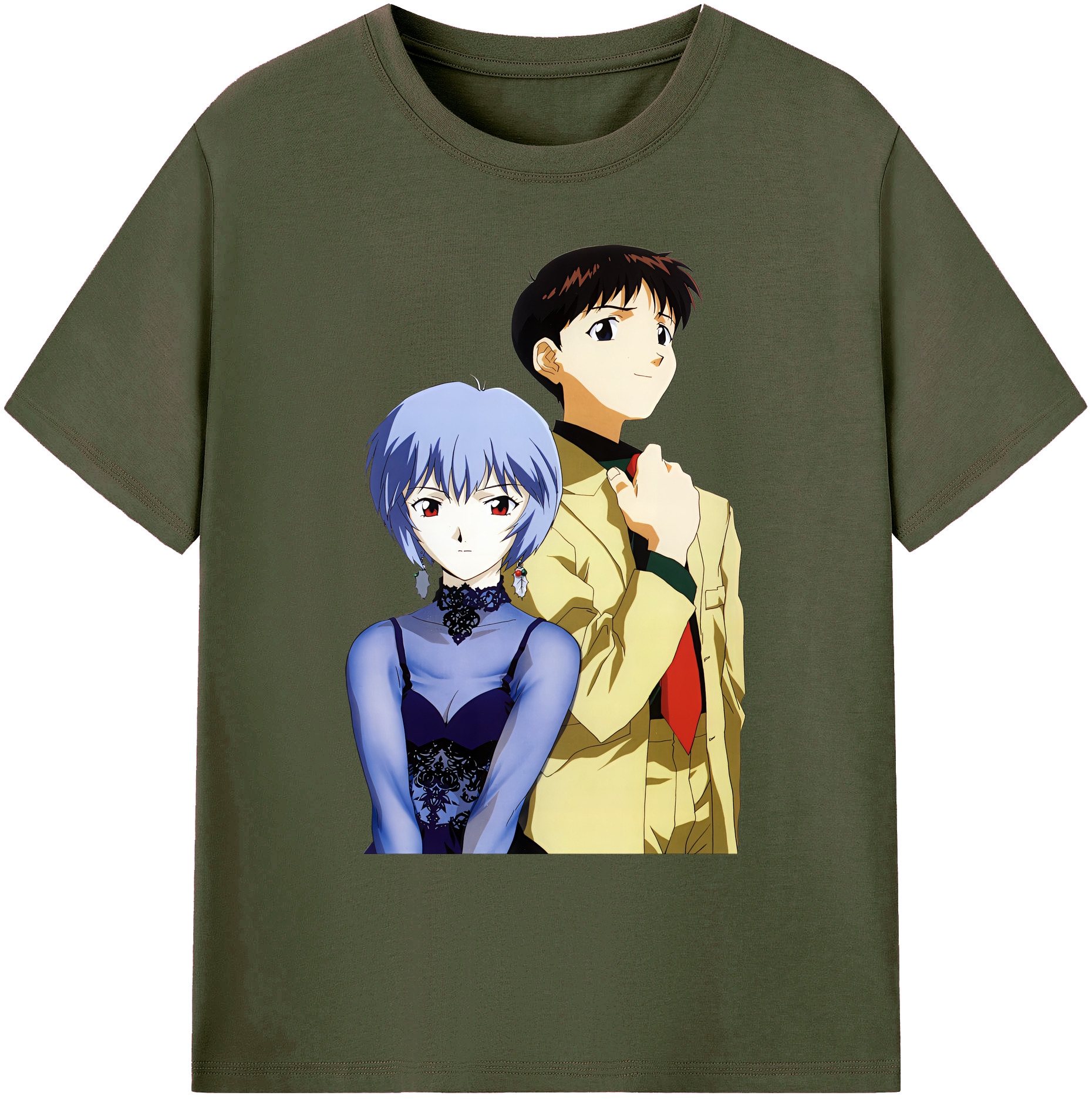 （画像用） EVA 新世紀エヴァンゲリオン 綿100％ メンズ半袖Tシャツ｜肌触りやわらか＆通気性